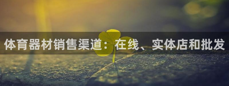 耀世平台注册步骤微博：体育器材销售渠道：在线、实体店