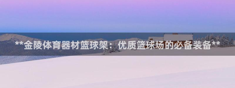 耀世娱乐脚本下载：**金陵体育器材篮球架：优质篮球场