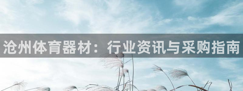 耀世娱乐app下载安装最新版：沧州体育器材：行业资讯